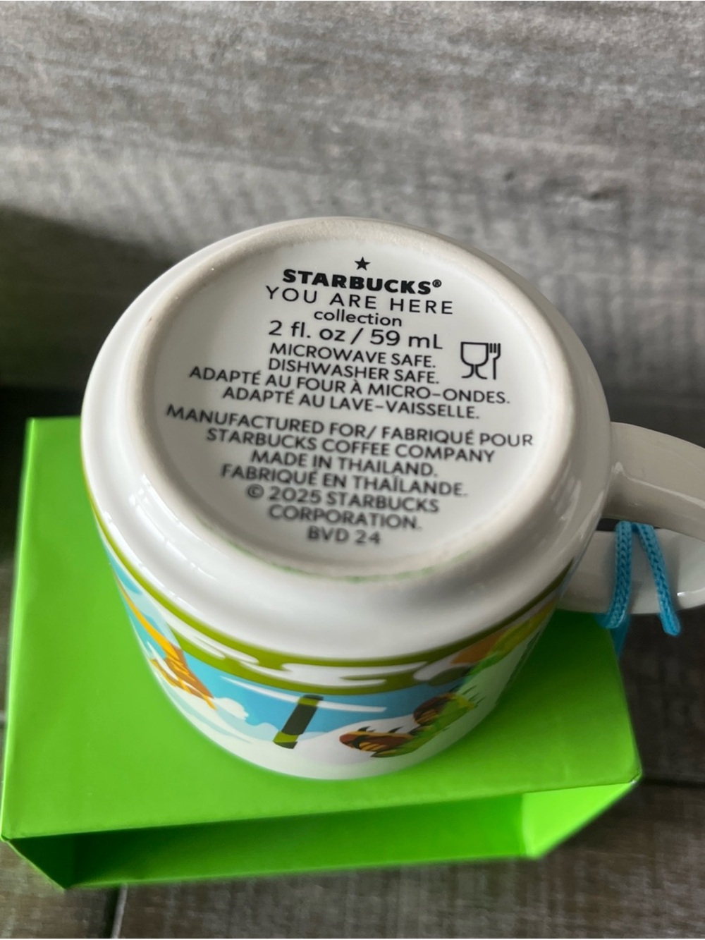 New In Box Starbucks Austria You Are Here Collection Mini Espresso/ornament 2 oz - Picture 2 of 8